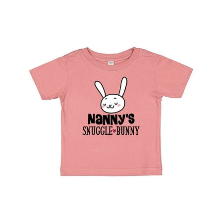 

Inktastic Nanny Bunny Rabbit Grandchild Gift Gift Baby Boy or Baby Girl T-Shirt