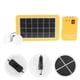 thumbnail image 3 of Outdoor Portable Solar Home System Kit DC Solar Panel Power Generator LED Light Bulbs Solar Camping Lighting System with USB Charger, 3 of 3