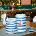 thumbnail image 3 of Yayeee Flameless Candles with Remote Flickering Battery Operated Multi Color Changing, Blue Sailboats, 3 of 7