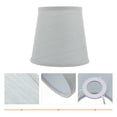 thumbnail image 3 of 1pc Simple Cloth Lampshade Home Office Chandelier Lampshade Table Lamp Accessory, 3 of 5