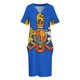 thumbnail image 4 of BRITISH ROYAL COAT OF ARMS Loose Pocket Dress summer women's suit Summer dresses for women woman dress, 4 of 7