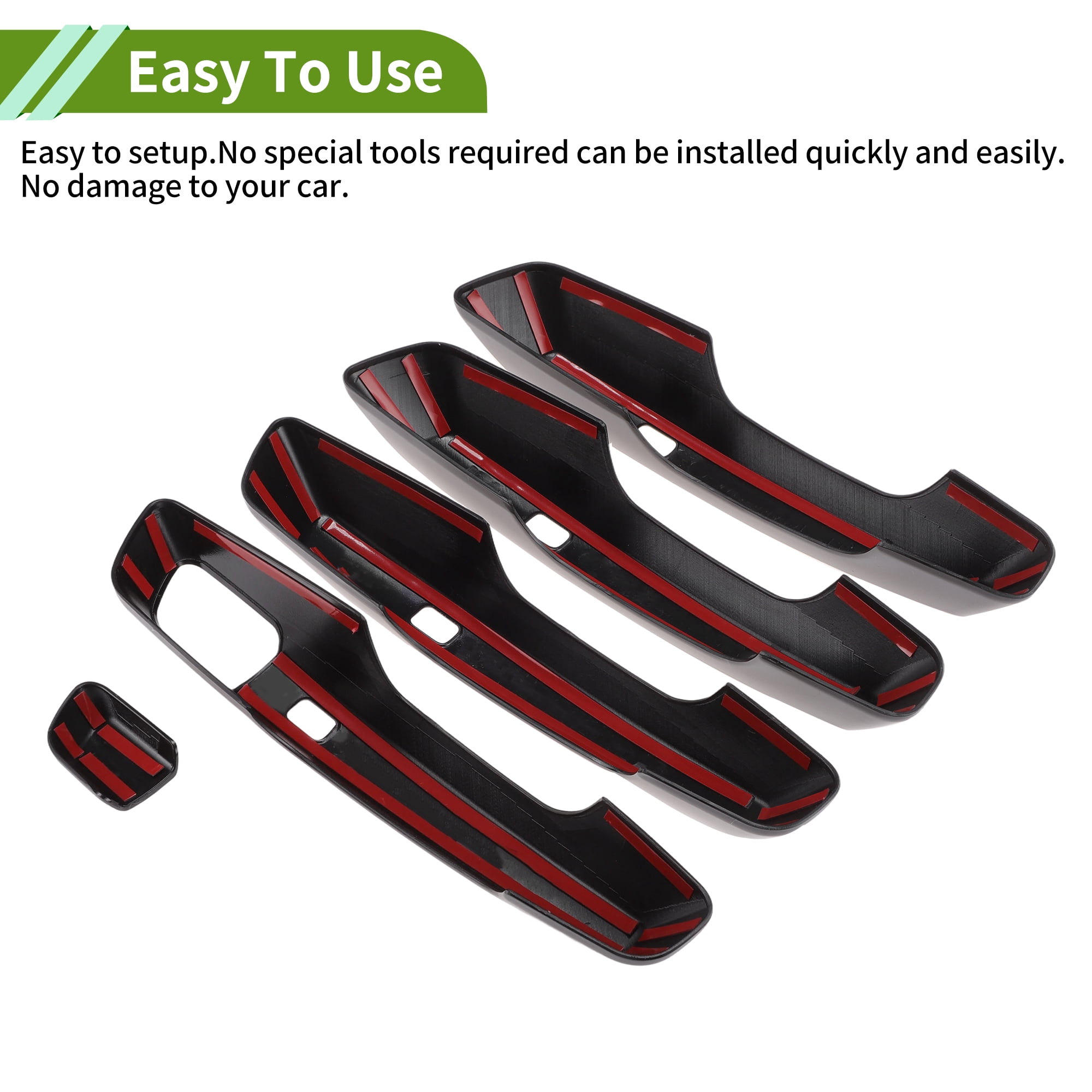 Unique Bargains Door Handle Cover for Chevrolet Traverse 2024-2025 Black