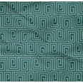 thumbnail image 4 of oneOone Organic Cotton Poplin Twill Fabric Greek Key Geometric Print Fabric By The Yard 42 Inches Wide, 4 of 4