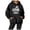 Black, variant on Letter Pirnted Hoodies for Womens Plus Size"Class of 2026"Printed Hooded Sweatshirts Trendy Drawstrings Long Sleeve V Neck Loose Fit Tops with Pockets Beige M