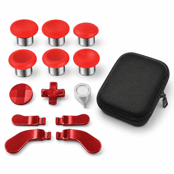 Accessories Compatible with Xbox One Elite Series 2 Controller(Model 1797),Metal Thumbsticks Paddles Joysticks Replacement Parts Kits Compatible with Xbox Elite Wireless Controller Series 2 Core