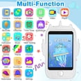 thumbnail image 4 of Eurhowing Kids Toy Phone, Smart Phone Toys with Phone Calls, Camera, MP3 Music Player, Educational Learning Toy Birthday Christmas Gift for Boys Girls Ages 3-12, Black, 4 of 8