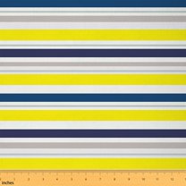 Castle Fairy Abstract Vintage Fabric by the Yard 3 Yards,Geometric Lines Sewing Fabric,Minimalist Stripes Fabric for Sewing,Microfiber Bedroom Decor