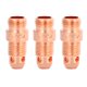 thumbnail image 2 of 10 unids/set 17CB20 Cuerpo De Mandril de cobre consumibles de soldadura de soplete de soldadura Tig (2,4 MM), 2 of 7