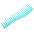 thumbnail image 5 of Vocoste Wide Tooth Hair Comb All Purpose Detangling Plastic Blue 7.09"x1.97", 5 of 6