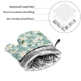 thumbnail image 6 of Fotbe Lilies Flowers for 4Pcs Oven Mitts and Pot Holders, 500℉ Heat Resistant Oven Mitts , Non-Slip Silicone Surface Safe for Baking, Cooking, BBQ, 6 of 6