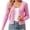 *Hot Pink, variant on Women's Lightweight Long Sleeve Knit Cardigan,Button Down Casual Cropped Sweater White,Womens Plus XXL