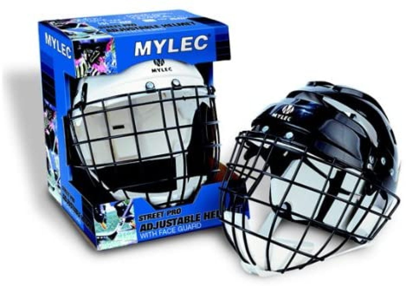 Powertek V3.0 Hockey Helmet with Cage Combo CSA Approved Navy Ice Roller Derby 