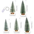 thumbnail image 2 of Navideñas Mini Árboles De Navidad De Sisal Adornos De Árboles De Pino Con Lámpara Y Base De Madera Para La Fiesta De Navidad Decoración Del Hogar Sweethay HA043981-02, 2 of 6