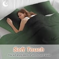 thumbnail image 5 of Green Black Ombre Bedding 3 Piece Duvet Cover Set Full Size, Modern Gradient Abstract Art Soft Microfiber Comforter Cover with Zipper Closure & Pillowcases, Wrinkle & FadeResistant Quilt Cover, 5 of 9