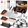 thumbnail image 1 of Juego de accesorios para plancha ROMANTICIST, kit de 29 piezas para teppanyaki, 1 of 6