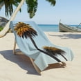 thumbnail image 4 of Zhourta Premium Beach Towels Microfiber Coconut Print Quick Dry Sand Free Ultra Soft Lightweight and Absorbent for Pool Sand Travel Hawaiian Style Tropical Paradise 30x59Inch, 4 of 6