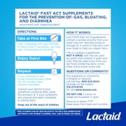 Lactaid Fast Act Chewables, Pills for Lactose Intolerance, Vanilla Twist Flavor, 60 Count