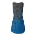 thumbnail image 4 of Icvfdpl Robes d'Été pour Femmes, Robe Fluide à Col en V avec Boutons, Tenue Quotidienne de Printemps, Robe de Plage Confortable pour Femmes, P, 4 of 5