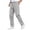 Gray, variant on Men's Straight Western Gurkha Pants Slim Fit Pleated Front Chino Dress Pants Casual Stretchy Tapered Trousers
