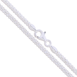 925 Sterling Silver Figaro Bracelet | Liry 5.5mm Figaro / Figaroa Link Italian Chain Bracelet in .925 Sterling Silver 8\