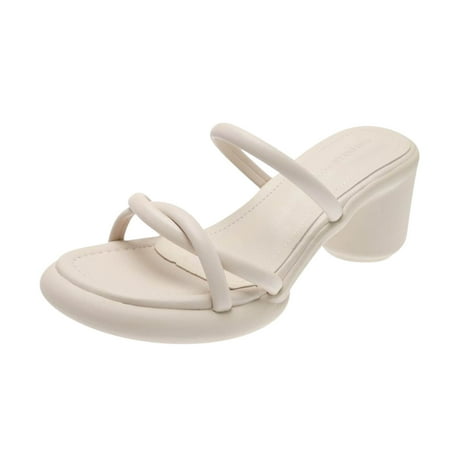 

Boho Slide Sandals for Women Girls Dressy Low Wedge Sandal Casual Open Toe Flat Sandals Summer Beach Slip on Sandals Platform Sandals