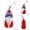 Red, variant on AZXY 4th of July Decorations,Patriotic Ornaments,Independence Day Day Rudolph Faceless Dwarf Pendant Ornaments Holiday Decoration Pendant