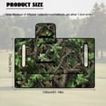thumbnail image 5 of Psesaysky Golf Cart Seat Covers with 4 Pockets Soft Golf Cart Seat Towel Blanket, Extra Handle, Foldable and Washable, Suit EZGO TXT RXV/Club Car Seats, Green Camo Hunting, 5 of 8