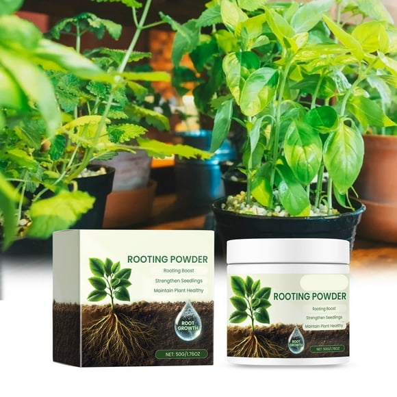 Plant Rooting Powder Growth Accelerator Development Rate With Powder Formula, Easy Application And Effective Results For Gardening And Plant Care 3.0X2.0X1.0In 0.1Lb