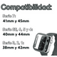 thumbnail image 2 of Correa para Apple Watch compatible con 38mm / 40mm de Silicón + Case Protector de pantalla con Cristal Templado. Mamá Pulpo  Silicón con case, 2 of 4