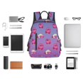 thumbnail image 6 of Game Kirby Backpack Bookbag School Bag Unisex Daypack Lightweight Adjustable Satchel Travel Bag, 6 of 8
