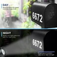 thumbnail image 2 of Reflective Mailbox Numbers for Outside - 50 Pieces (0-9) Waterproof,Self-Adhesive,Vinyl & Die-Cut White Number Stickers for House,Door,& Cars - 5 Sets (3 Inches x 3 Sets,4 Inches x 2 Sets), 2 of 9