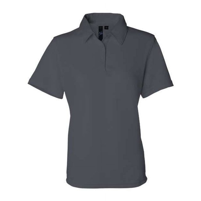 Piqué de malla de poliéster para mujer FeatherLite (gris acero) (3X) PlumaLite 5469