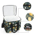 thumbnail image 6 of FORMRS Insulated Cooler Bag 24 Cans Capacity Soft Leakproof Lunch Box with Side Pockets, Floral Lemons, 6 of 7
