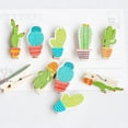 thumbnail image 2 of EeaseCA 10pcs Cactus Wooden Photo Clips Photo Display Clamps Picture Clip with 1pc Rope, 2 of 8