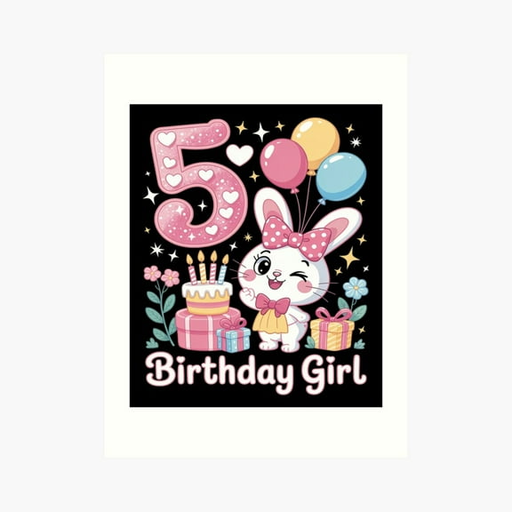 Kna Prints - Kir 3302 - 5Th Birthday Teens Funny 1 Poster, UNFRAMED-8x12
