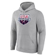 thumbnail image 2 of Men's Fanatics  Heather Gray USA Swimming Logo Pullover Hoodie, 2 of 3