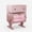 Pink, variant on 20.7" Wide Robot LED Nightstand with 360° Rotating Drawer - Modern End Table(lxf)