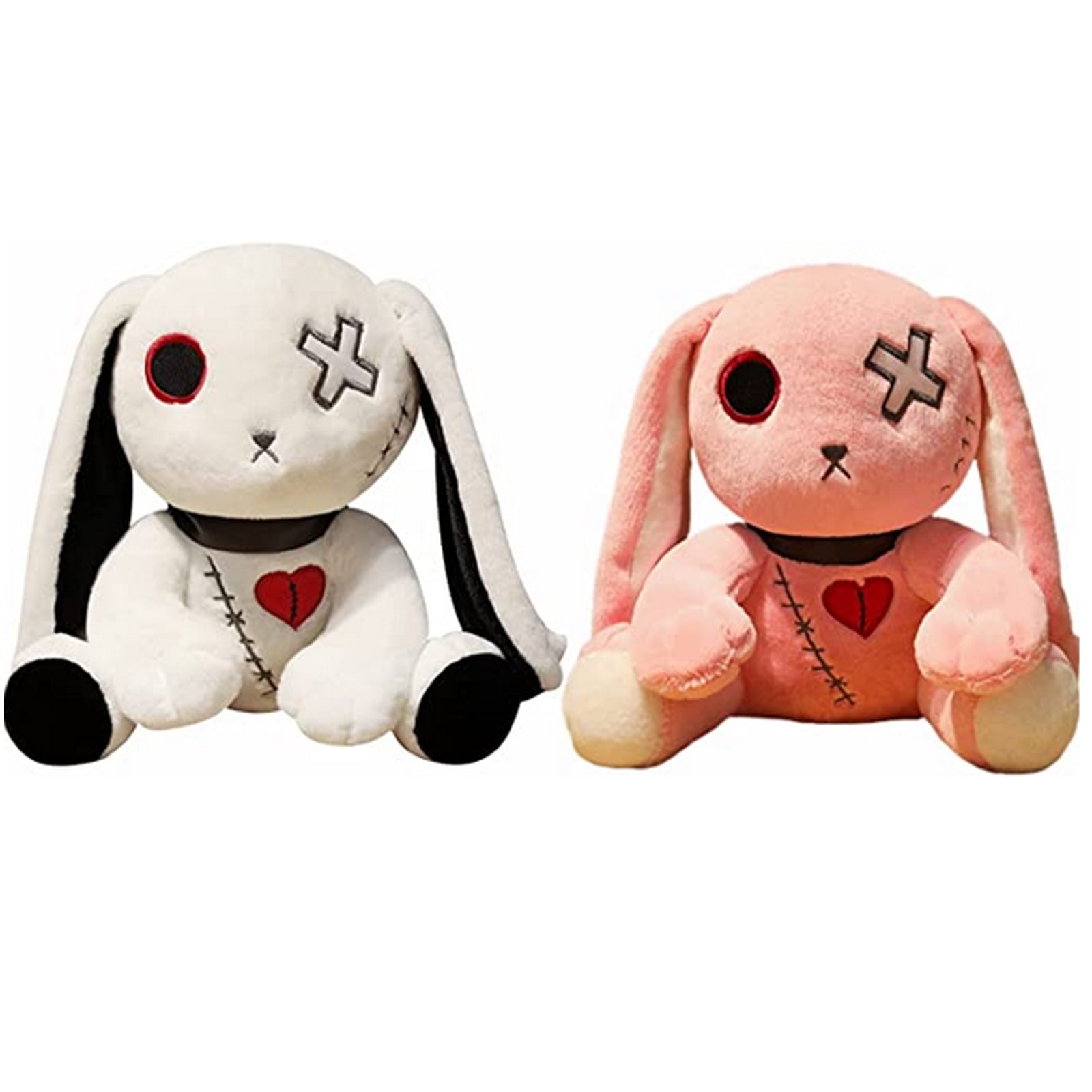 AmShibel Crazy Rabbit Plush Toy Dreadful Bunny Stuffed Animal LongEared Standing Toy Easter