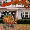 thumbnail image 2 of Sm:)e Polka Dot Fall Garden Flag 12x18 Inch Double Sided - Thankful Pumpkins, Seasonal Decorative Flag Rustic Autumn Outdoor Yard Decor, 2 of 7