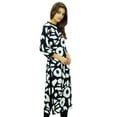 thumbnail image 3 of Phagun Women's Printed Polyester Tunic Mosaic Kurta Mandarin Collar Kurti-4, 3 of 8