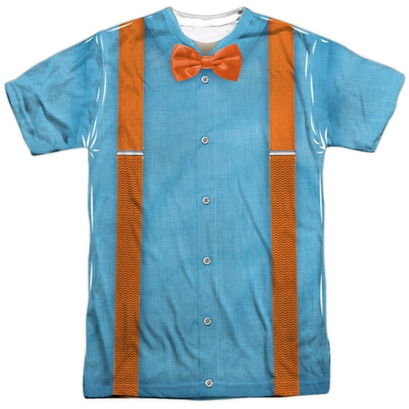 Blippi Costume 100% Polyester Adult Costume T Shirt for Men & Women, Medium