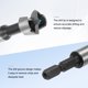 thumbnail image 4 of Uxcell 2-Pack Broca Forstner para Trabajos en Madera, 15/32in (12mm) Punta de Carburo Vástago Hexagonal Cortador de Bisagra para Abrir Agujeros en Madera, 4 of 7