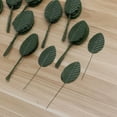 thumbnail image 6 of Masteelf Artificial Plant Decorative Leaves for Home Party Decoration Realistic Fake Leaves 200Pcs Dark Green, 6 of 8