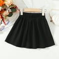 thumbnail image 3 of 7T Big Girls Dress 8T Girls Skirt Solid Color Big Girls Summer Skirt Black, 3 of 6