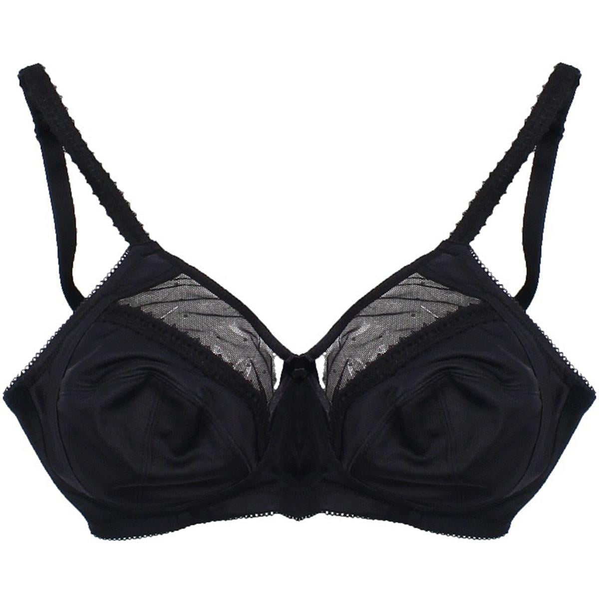 Royce Womens Charlotte Mesh Inset Wireless Full Coverage Bra