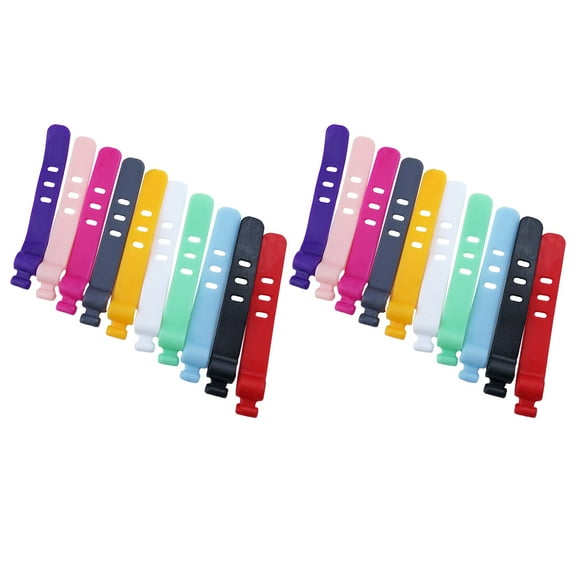 STRANDCHIC Wire Organizer Adjustable Cable Ties Assorted Color for Home Office 50Pcs