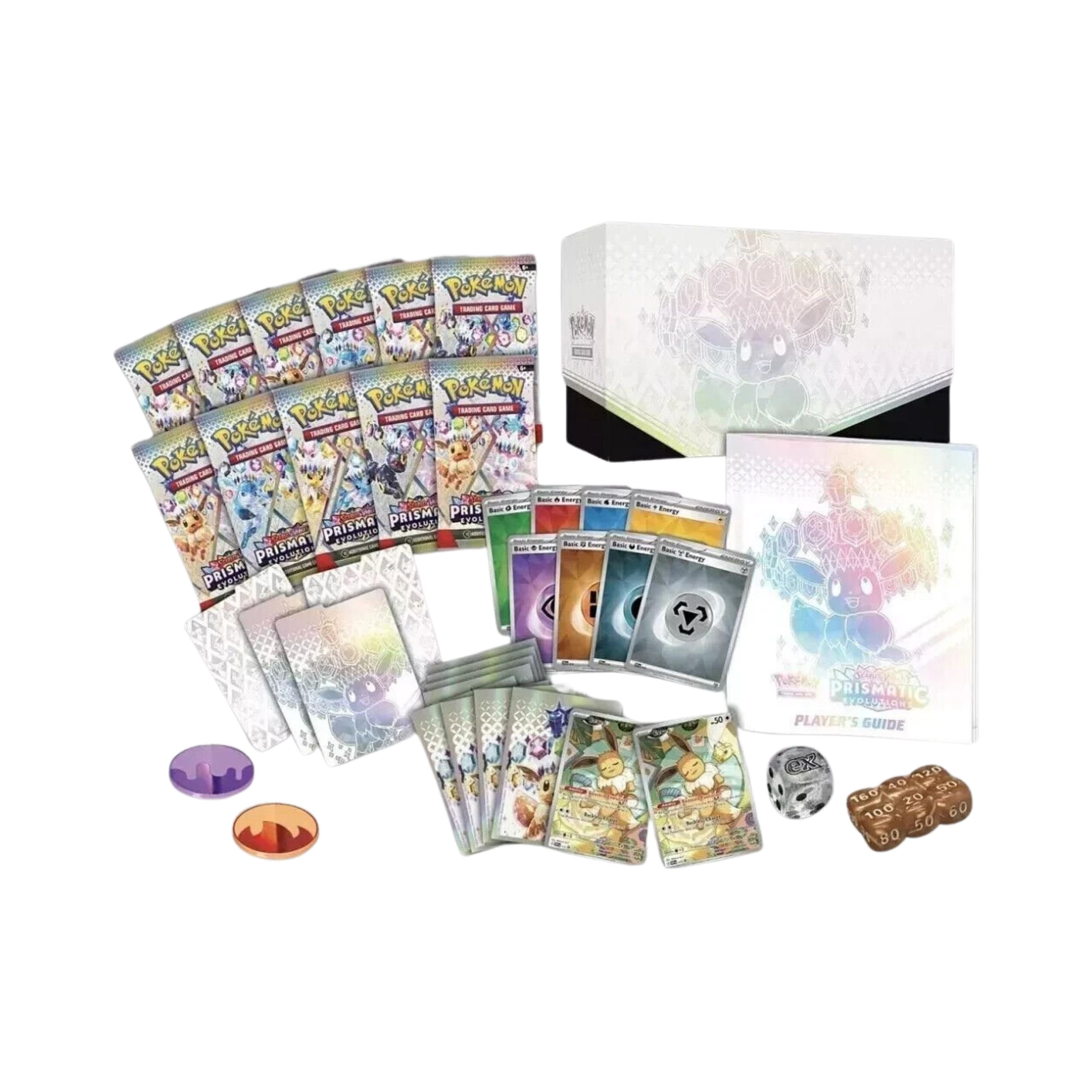 Pokemon TCG Scarlet and Violet Prismatic Evolutions Elite Trainer Box Eevee ETB