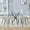 1black table+6chairs, variant on Round Glass Dining Table with Silver Metal Legs and 4 Transparent Dining Chairs