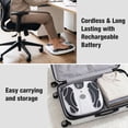 thumbnail image 3 of OSITO Wireless Electric Foot Stimulator with 8 Electrode Pads, Portable EMS Foot Massager Machine for Neuropathy Pain, 99 Levels Dual Channel (White), 3 of 8