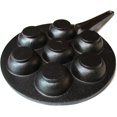 Cast Iron Griddle for Poffertjes Pancake (Aebleskiver), Thai Kanom Krok